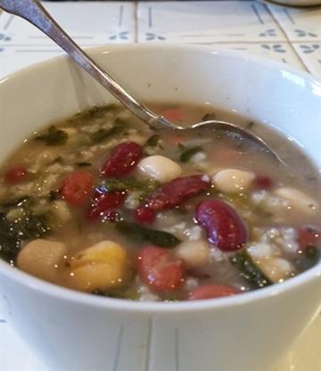Recitrees: Bean and Spinach Soup