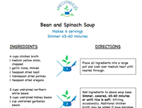 Recitrees: Bean and Spinach Soup